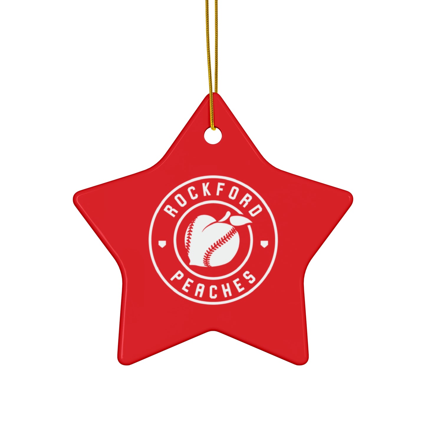 Rockford Peaches Ornament