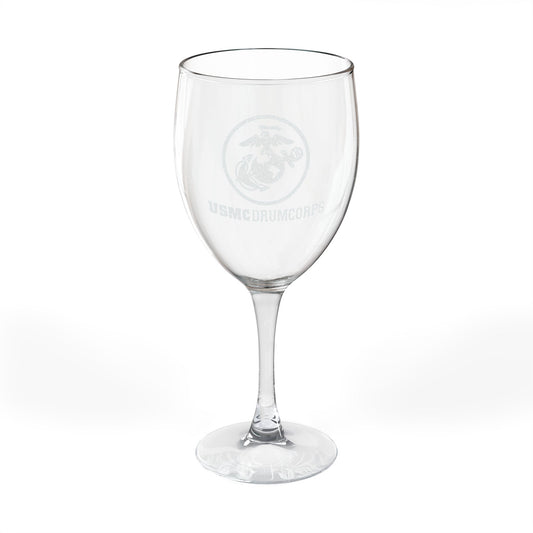 USMC Wine Glass