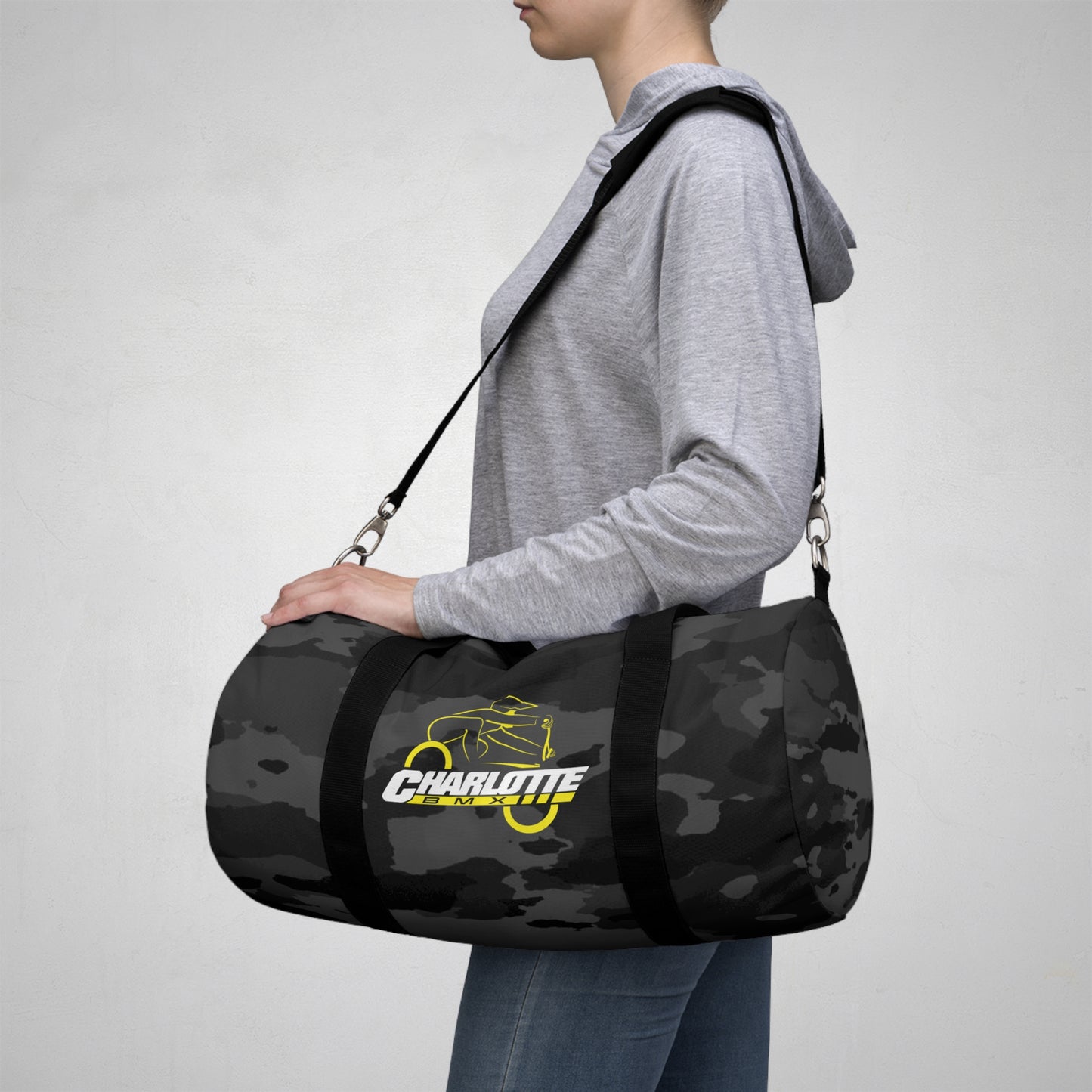 Black Camo BMX Duffel Bag