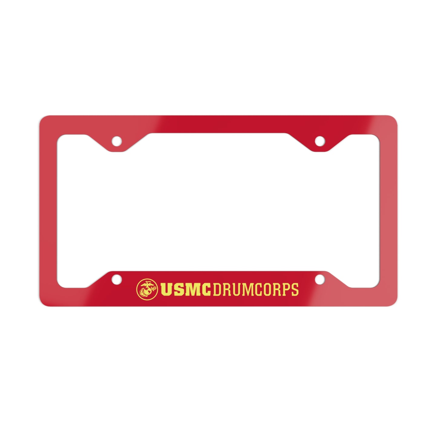 USMC Red License Plate Frame