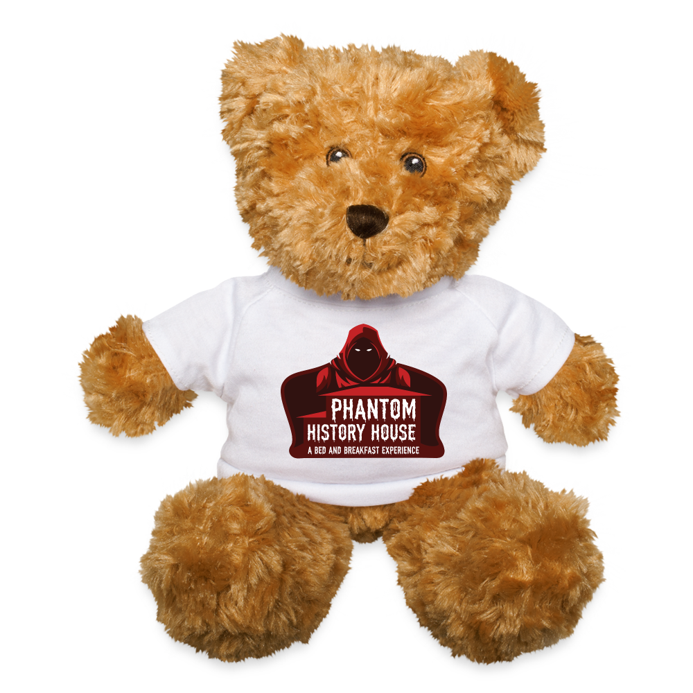 Phantom House Teddy Bear - white
