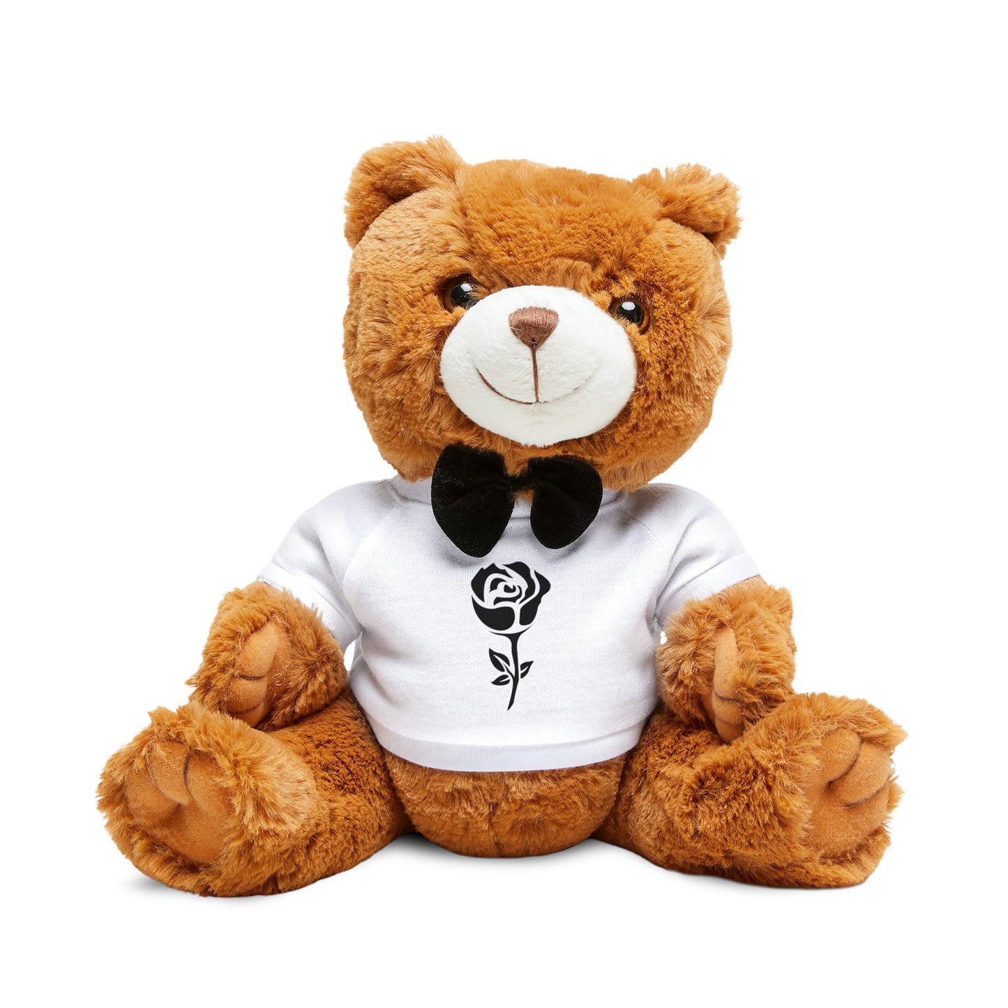 White Rose Teddy Bear