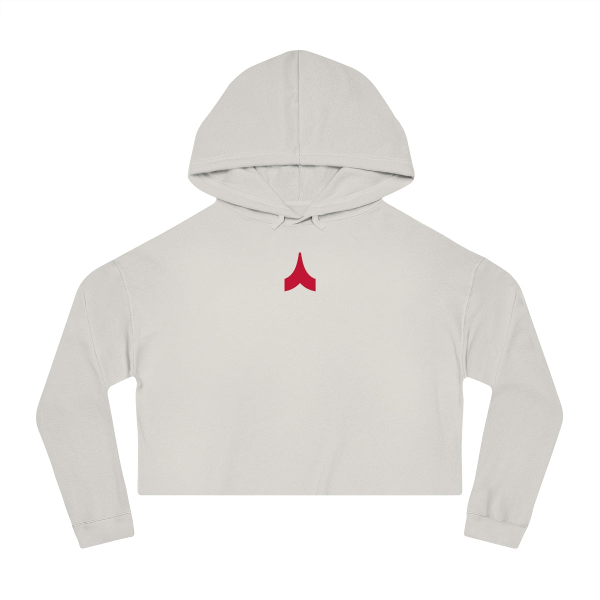 Chevron Cropped Hoodie