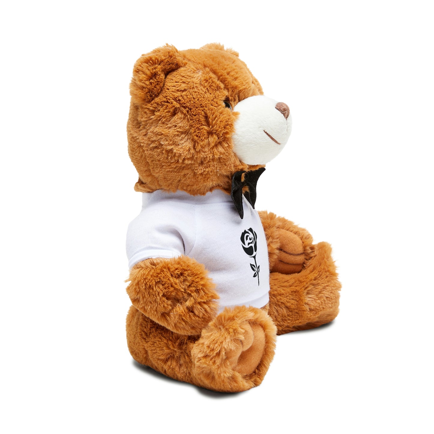 White Rose Teddy Bear