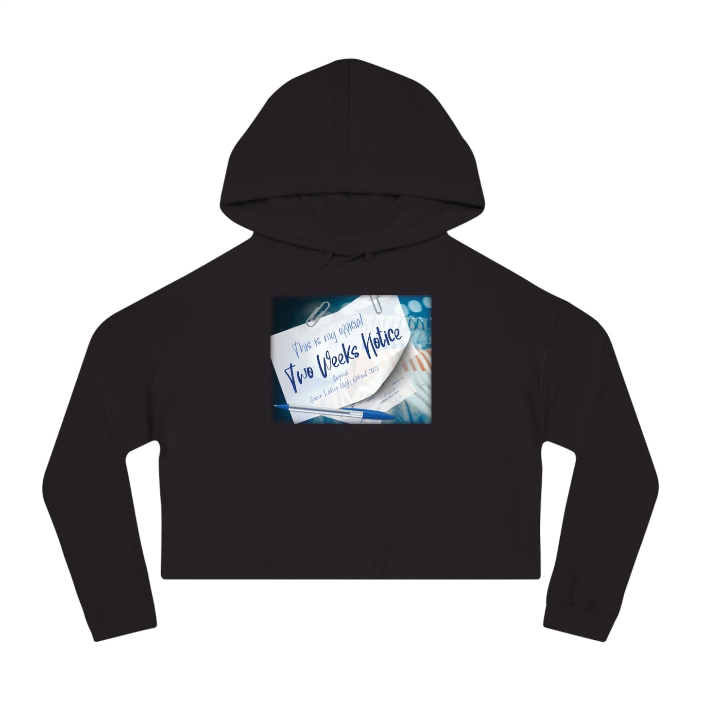 7LAKES Varsity Cropped Hoodie
