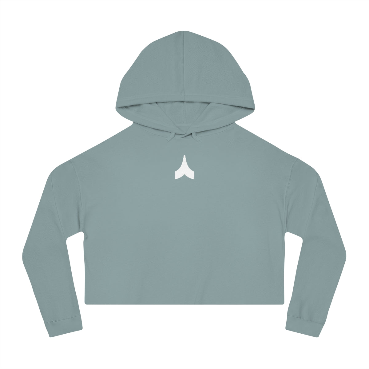Chevron Cropped Hoodie