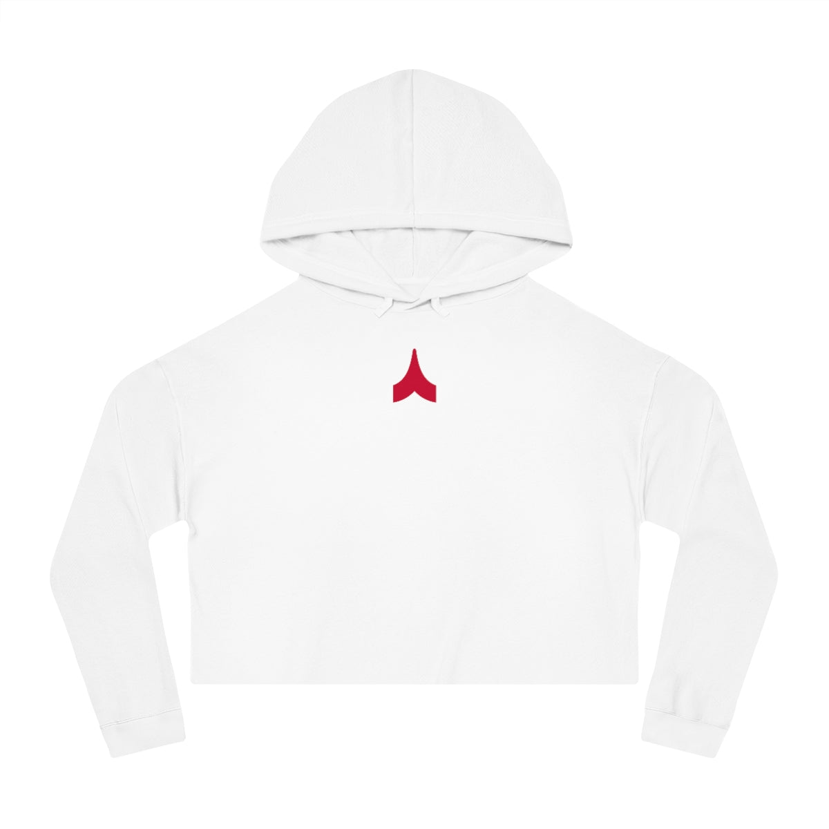 Chevron Cropped Hoodie
