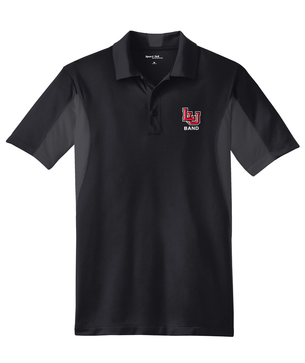 LU Band Men's Side Blocked Polo