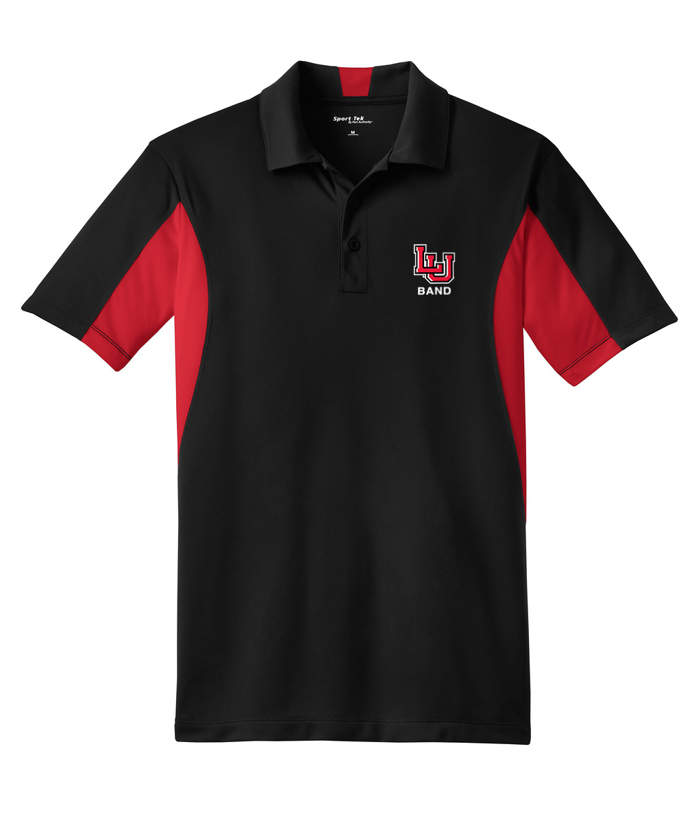 LU Band Men's Side Blocked Polo