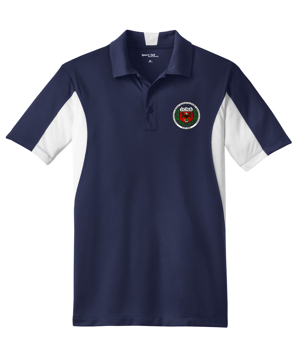 ICNA Men's Side Blocked Polo