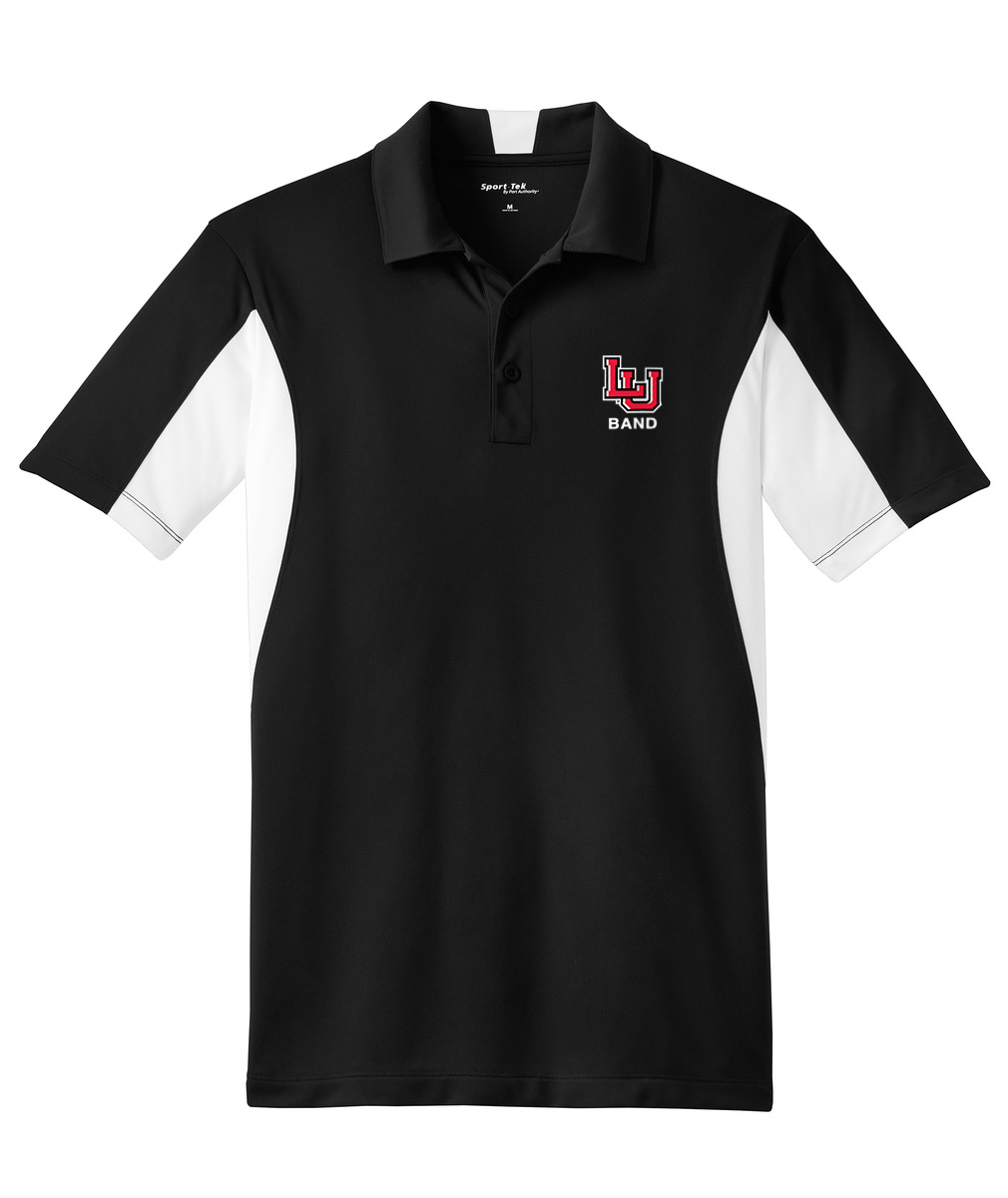 LU Band Men's Side Blocked Polo