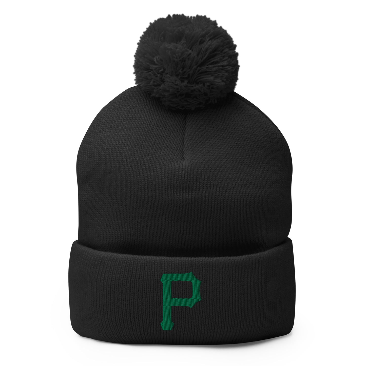 Plainfield P Pom-Pom Beanie