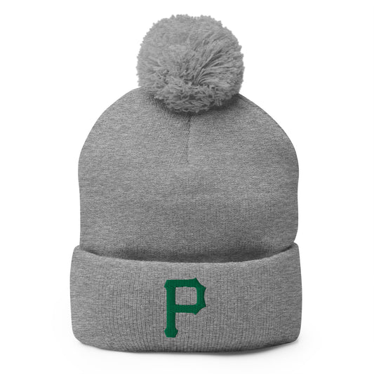 Plainfield P Pom-Pom Beanie