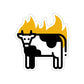 Hot Cow Stickers