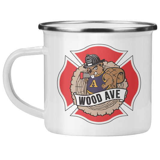 Wood Ave 10oz Camping Mug