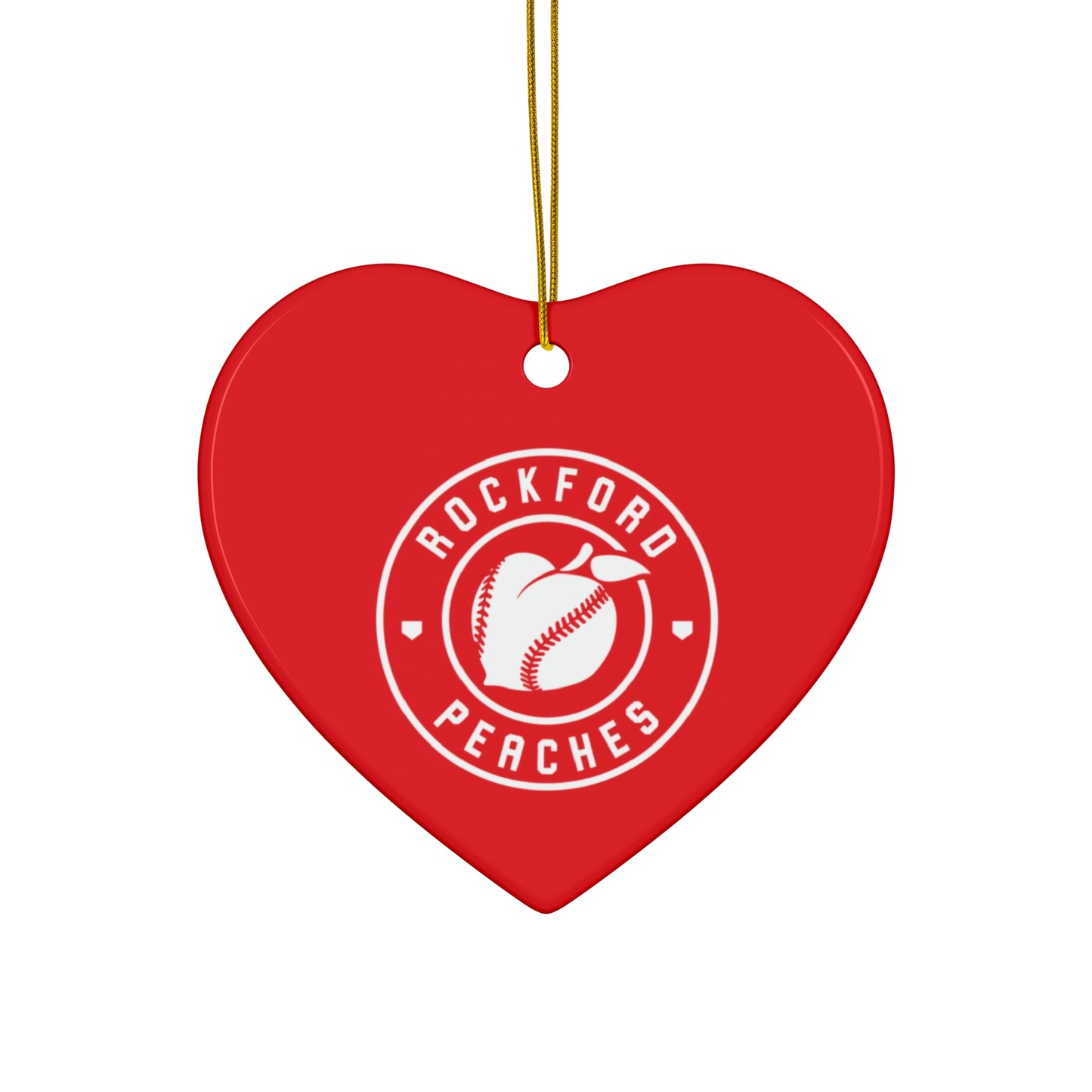 Rockford Peaches Ornament