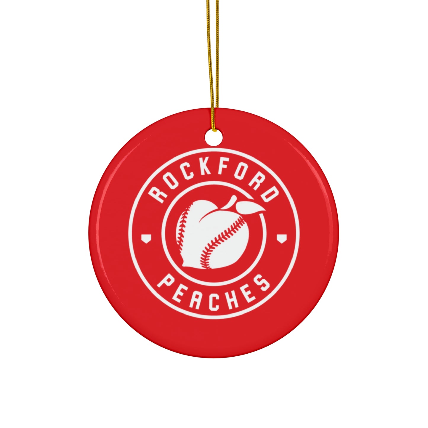 Rockford Peaches Ornament
