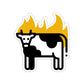 Hot Cow Stickers