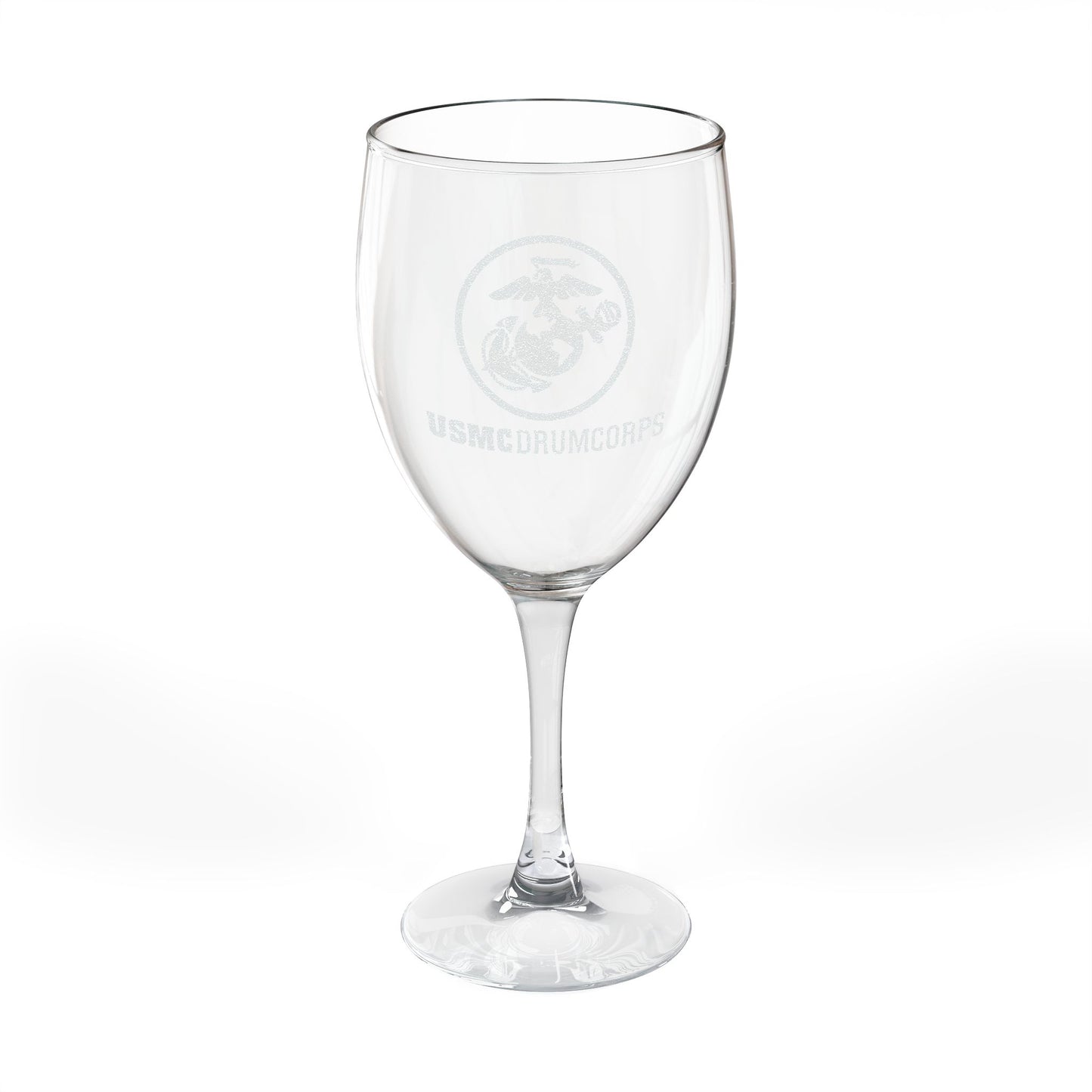 USMC Wine Glass