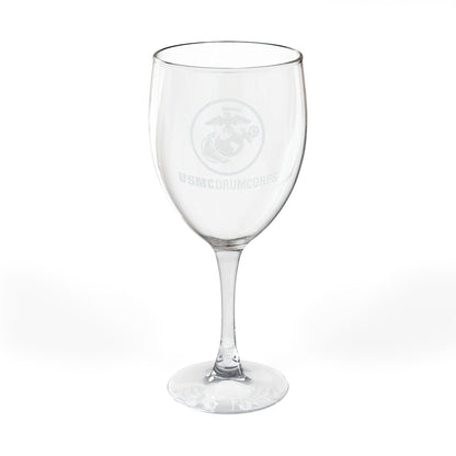 USMC Wine Glass