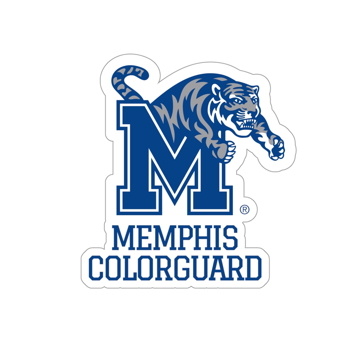 Memphis Colorguard Sticker