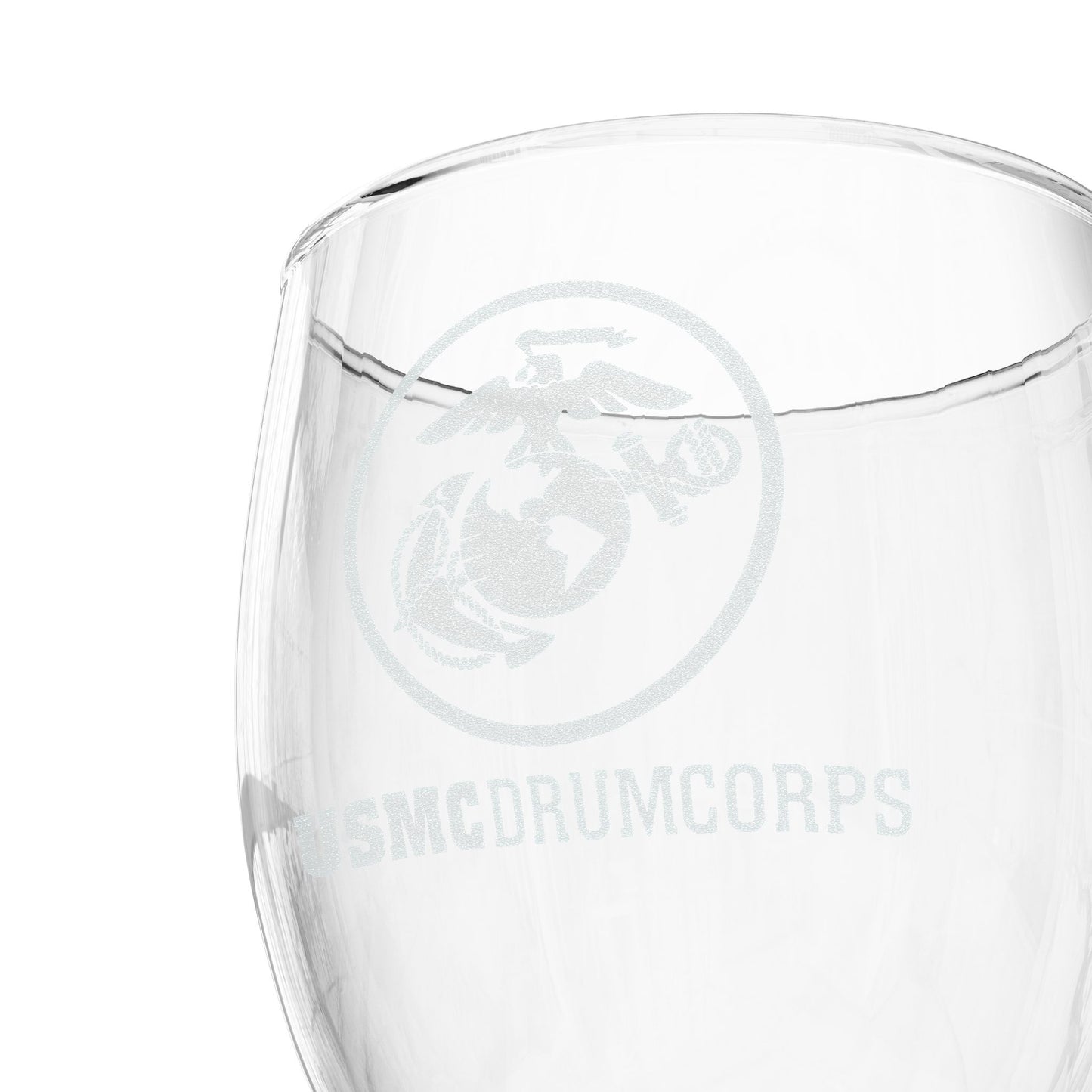 USMC Wine Glass