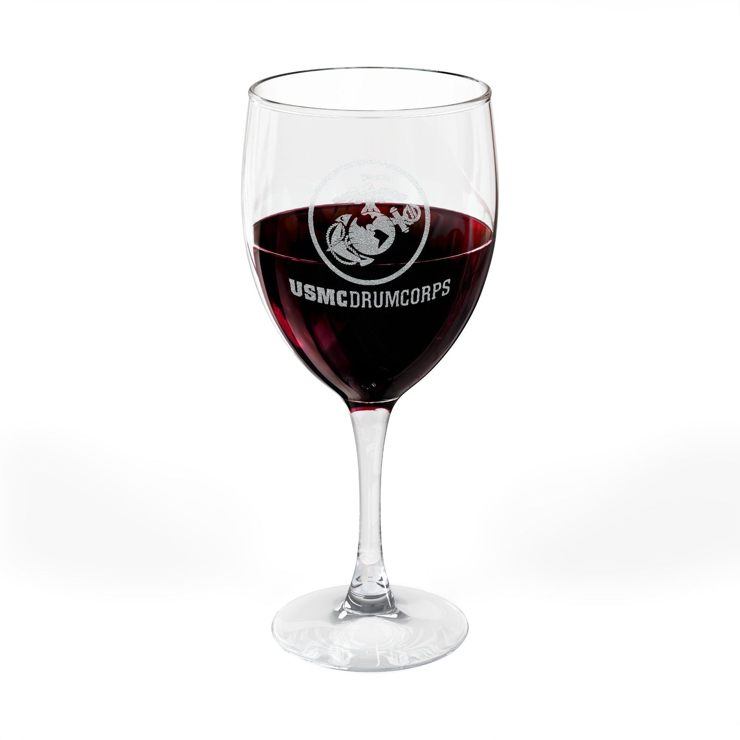 USMC Wine Glass