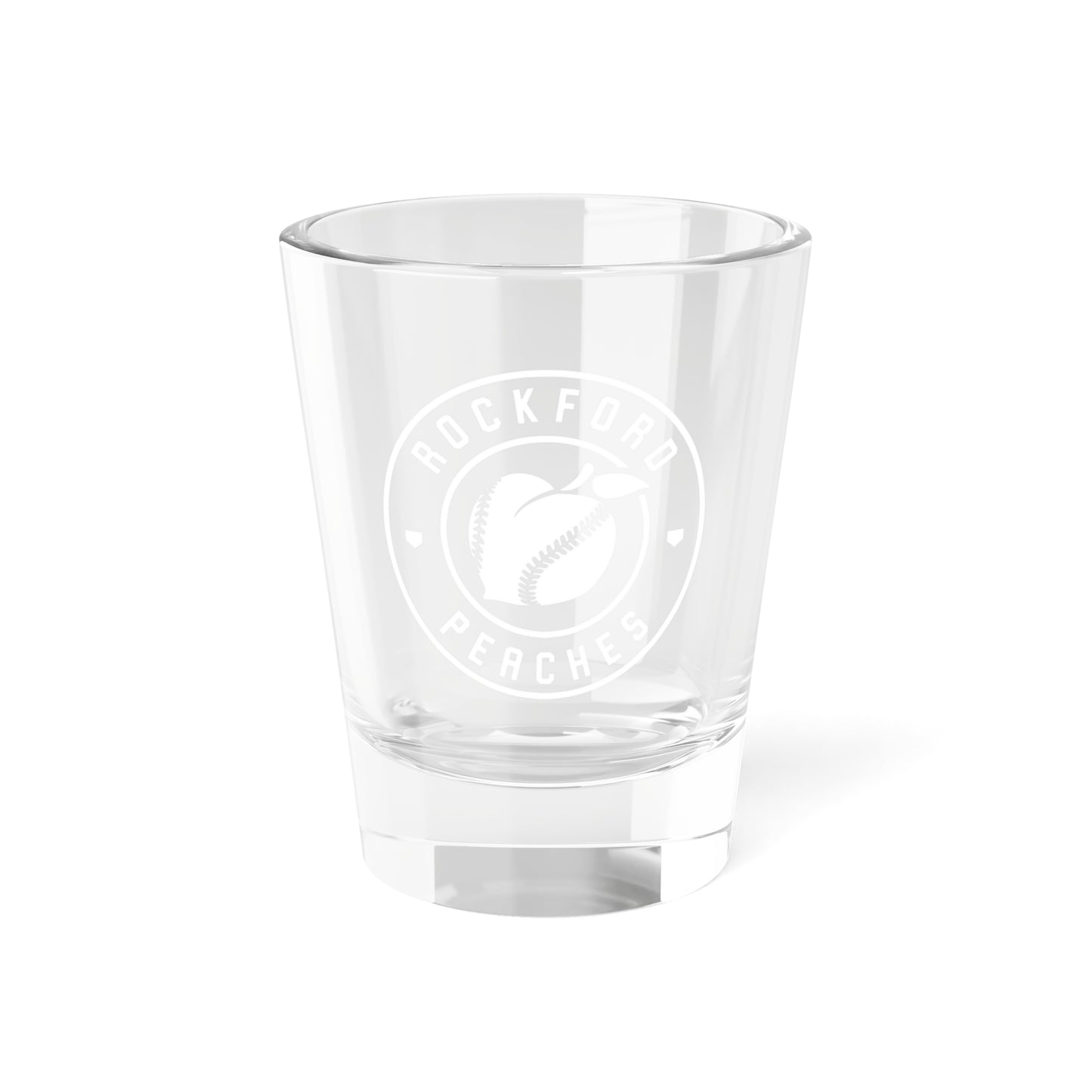 Rockford Peaches Shot Glass
