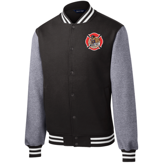 Wood Ave Fleece Letterman Jacket