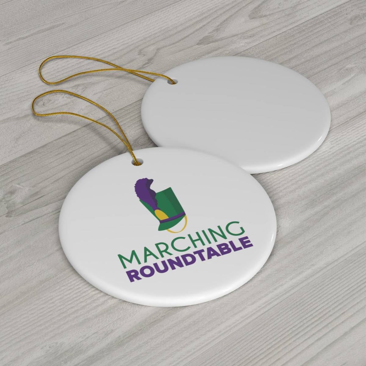 Marching Round Table Ornament
