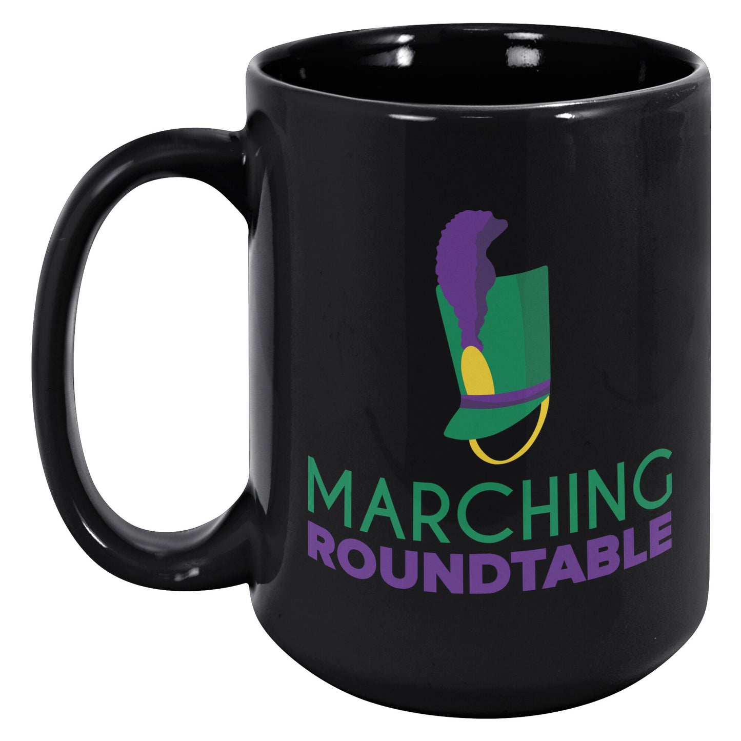 Black Roundtable Mug