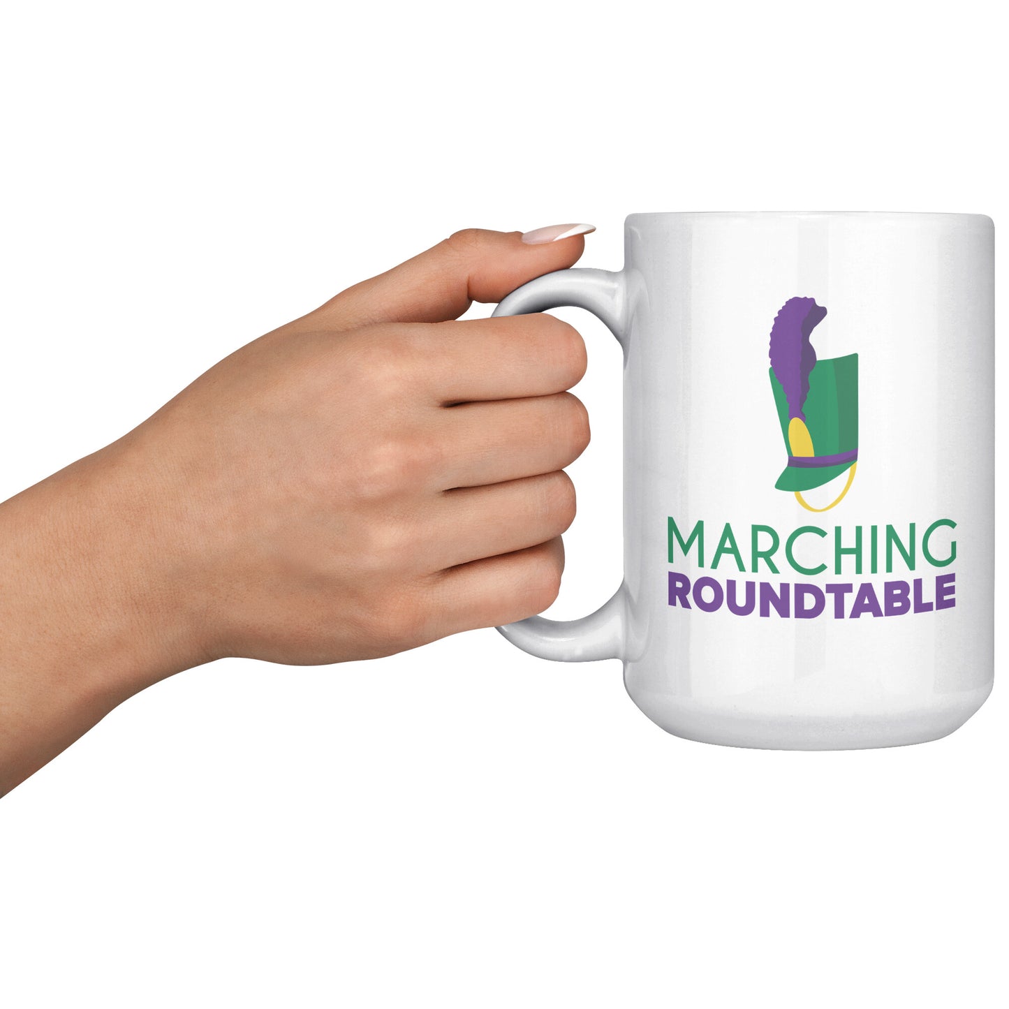 White Roundtable Mug