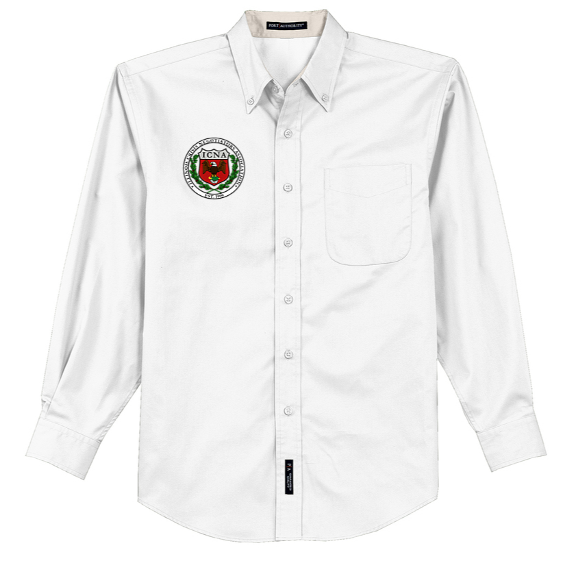 ICNA Long Sleeve Easy Care Button-Down